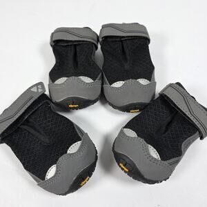 Ruffwear Grip Trex Dog Boots Pair 2.25 inch 57 mm Obsidian Black Vibram Sole